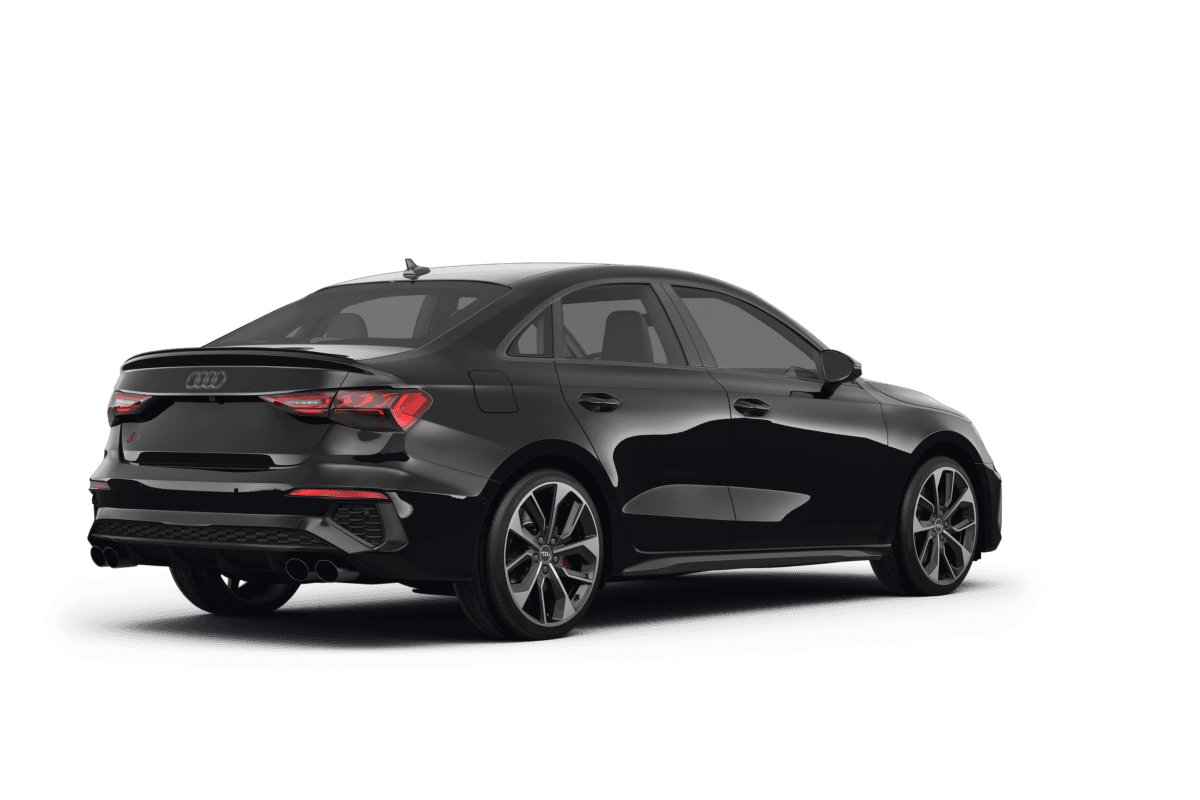 Audi S3  - Back view Audi S3  - Back view